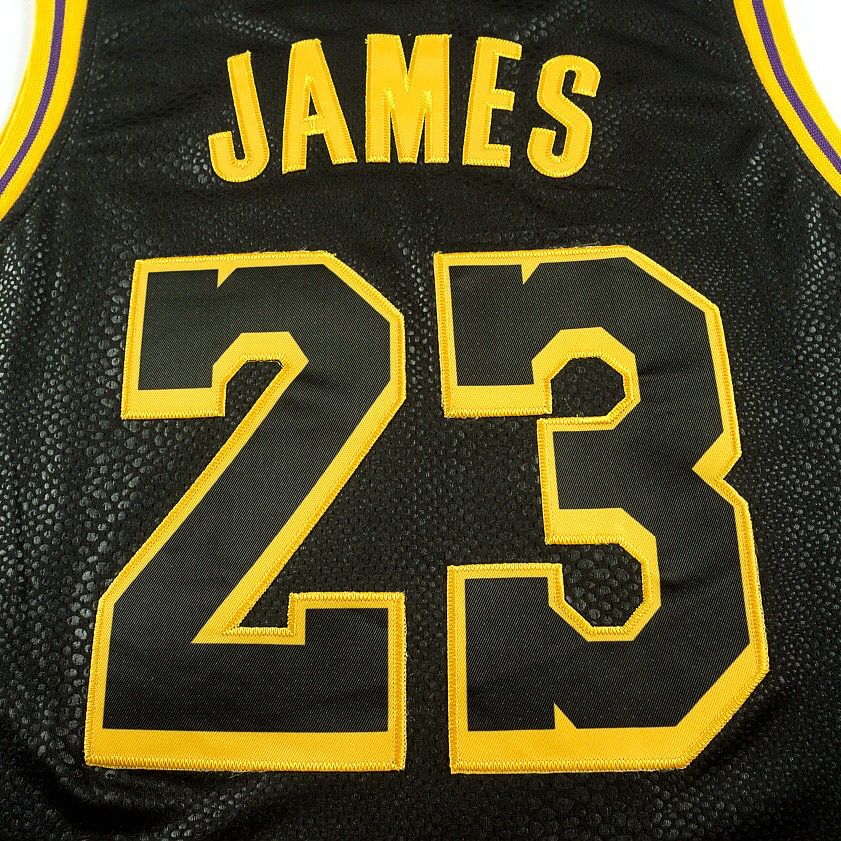 Regata NBA Los Angeles Lakers - LeBron James #23 Black