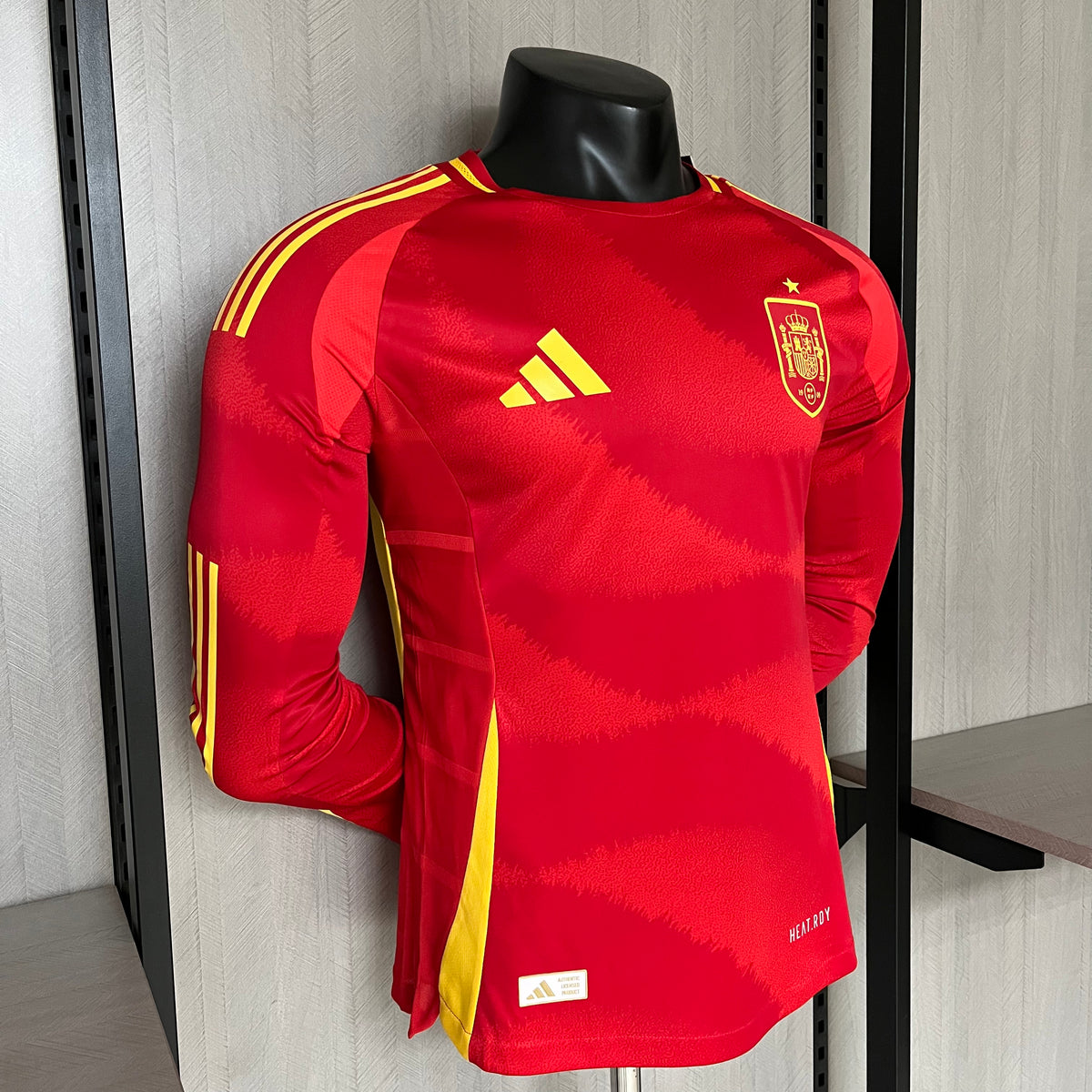 Camisa Espanha 2024/25 Home Manga Longa Versão Jogador