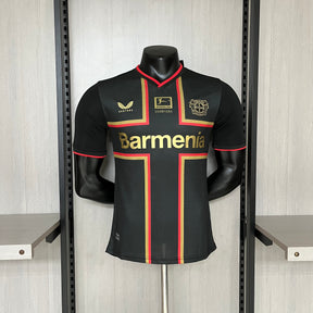 Camisa Bayer Leverkusen 2024/25 Black Versão Jogador