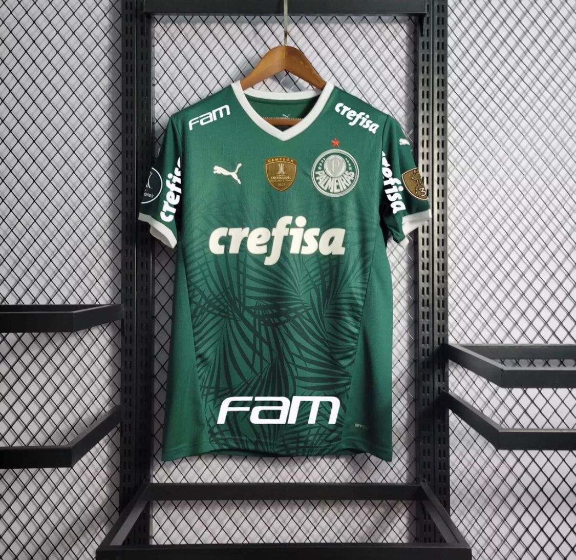 Camisa SE Palmeiras 2022/23 Home Todos Patrocínios + Patch Libertadores