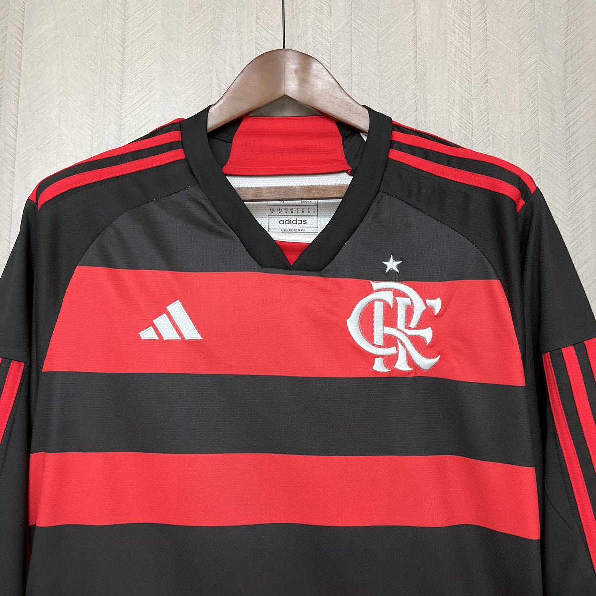 Camisa Flamengo 2024/25 Home Manga Longa