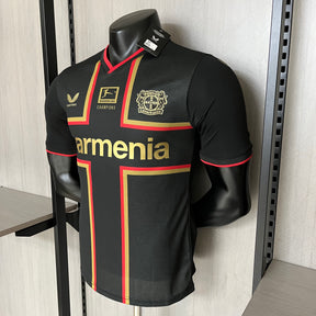 Camisa Bayer Leverkusen 2024/25 Black Versão Jogador