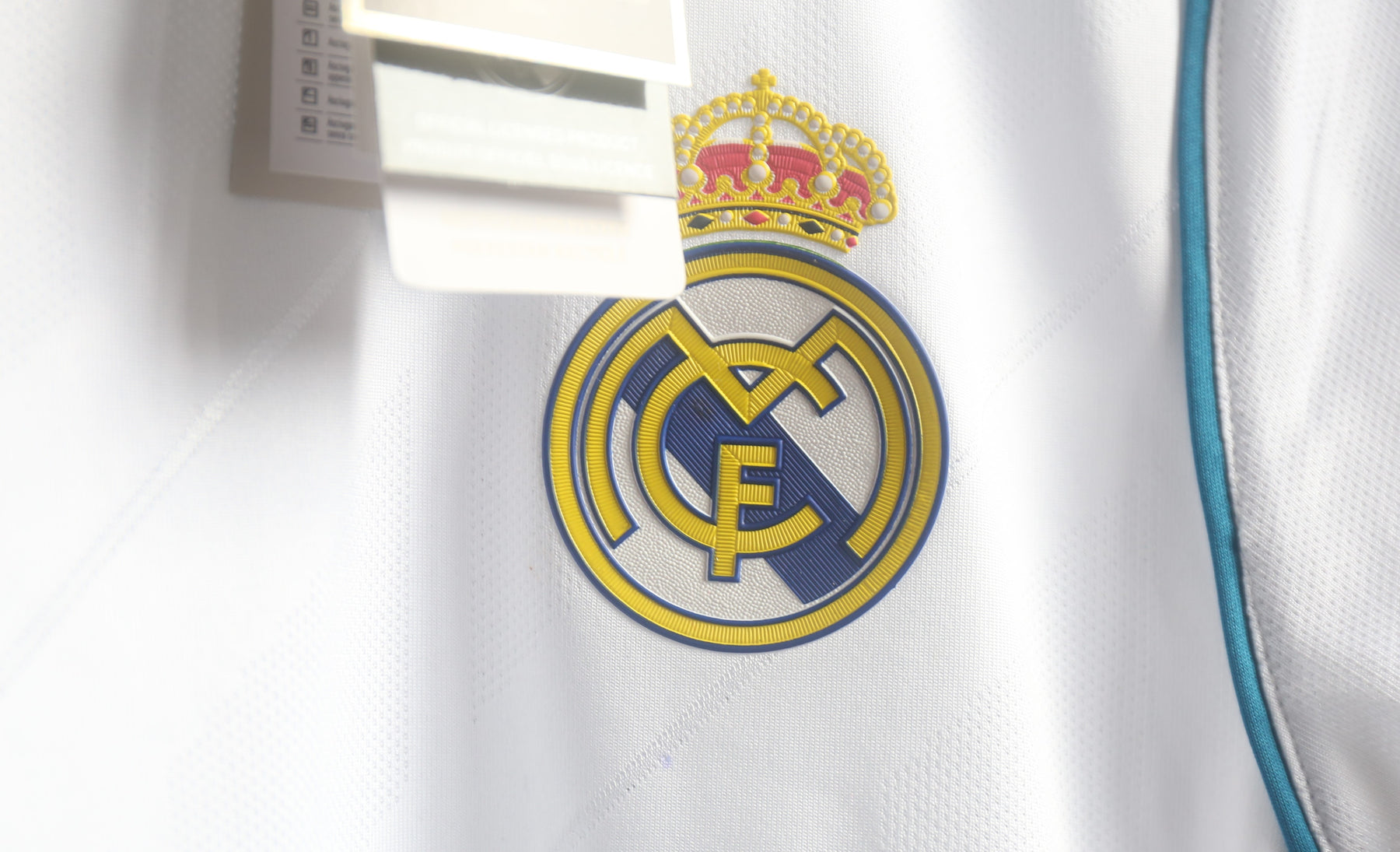 Camisa Real Madrid Retrô Manga Longa 2017/18 Home