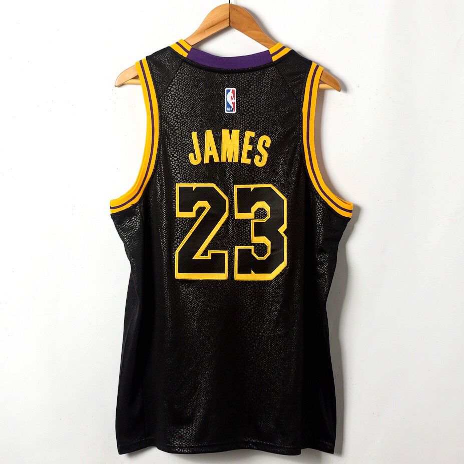 Regata NBA Los Angeles Lakers - LeBron James #23 Black