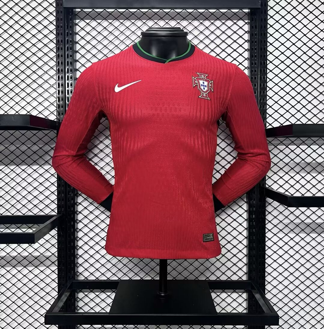 Camisa Portugal 24/25 Home Manga Longa Versão Jogador