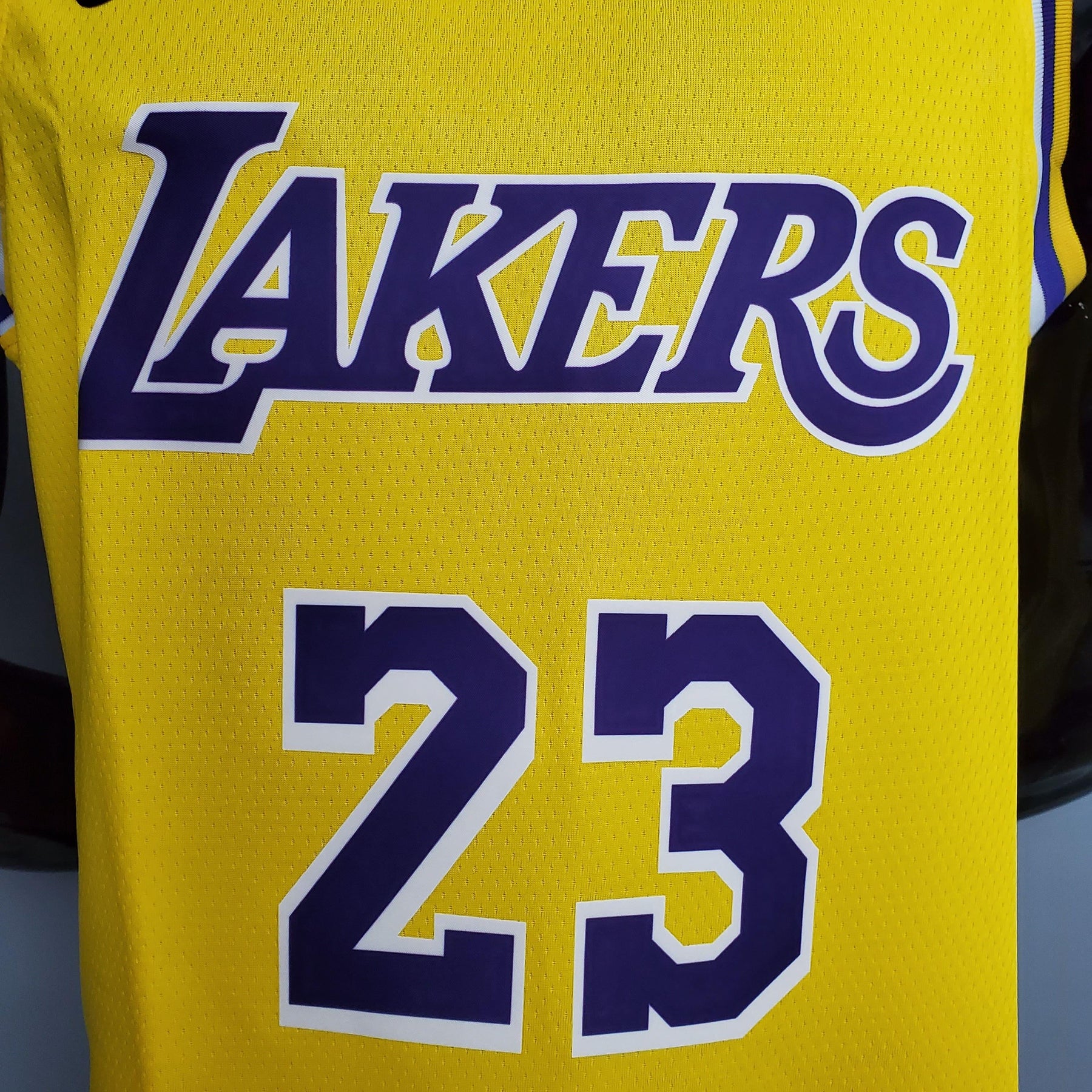 Regata NBA Los Angeles Lakers - LeBron James #23 NCR Yellow