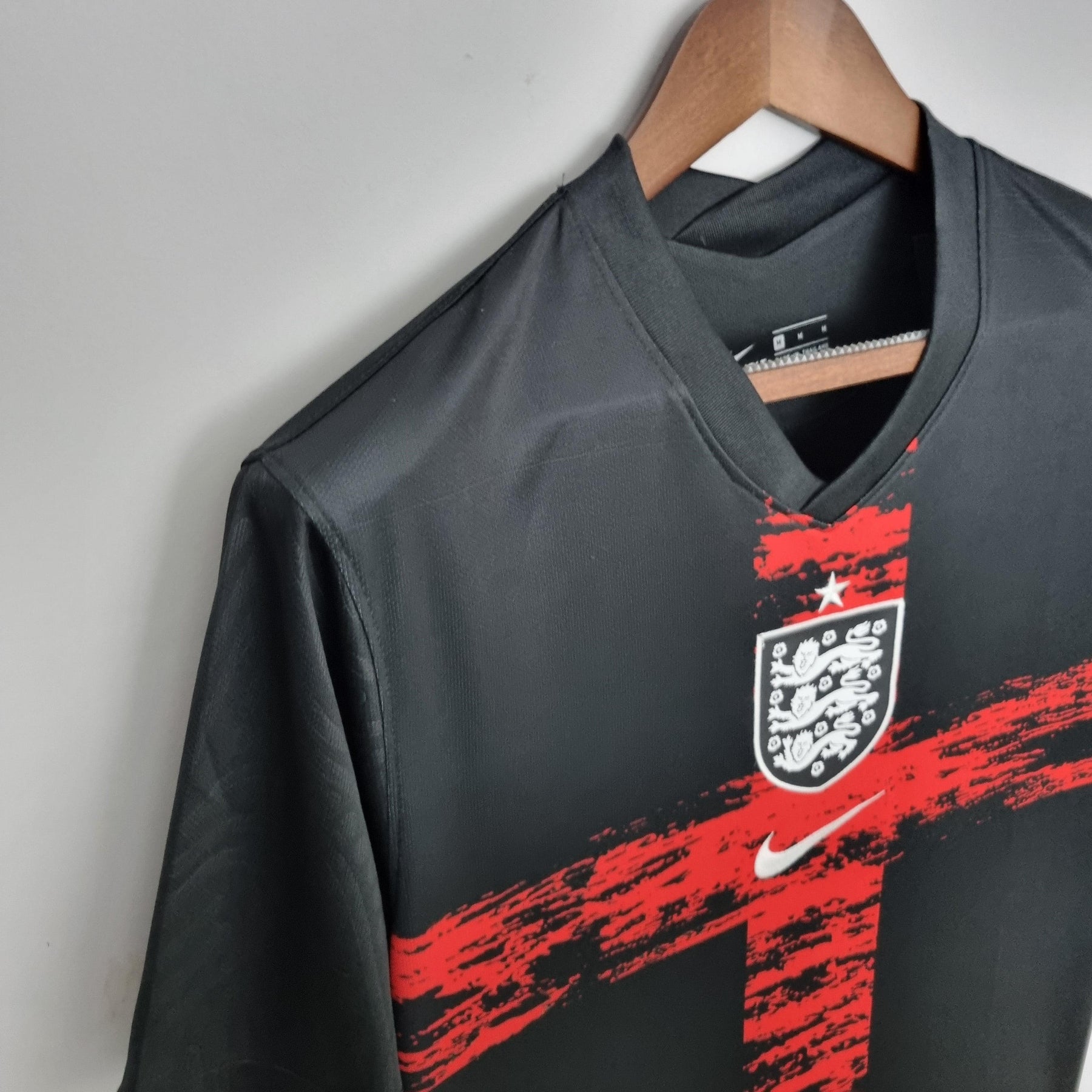 Camisa Seleção Inglaterra 2020/22 Black/Red - ResPeita Sports