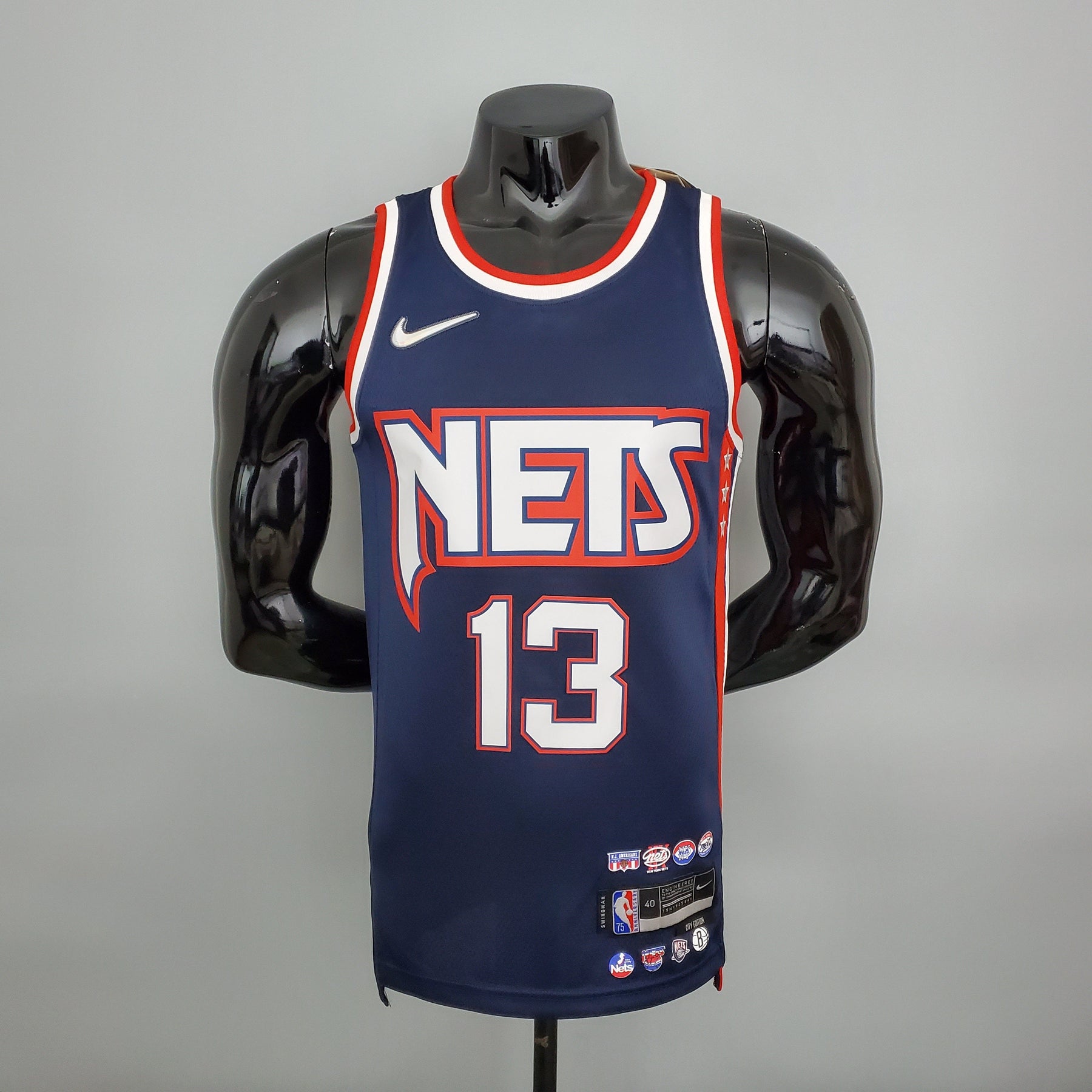 Regata NBA Brooklyn Nets - Harden #13 City Edition Royal Blue