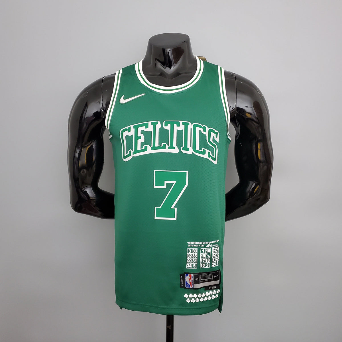 Regata NBA Boston Celtics - Jaylen Brown #7 Teltes City Edition Green