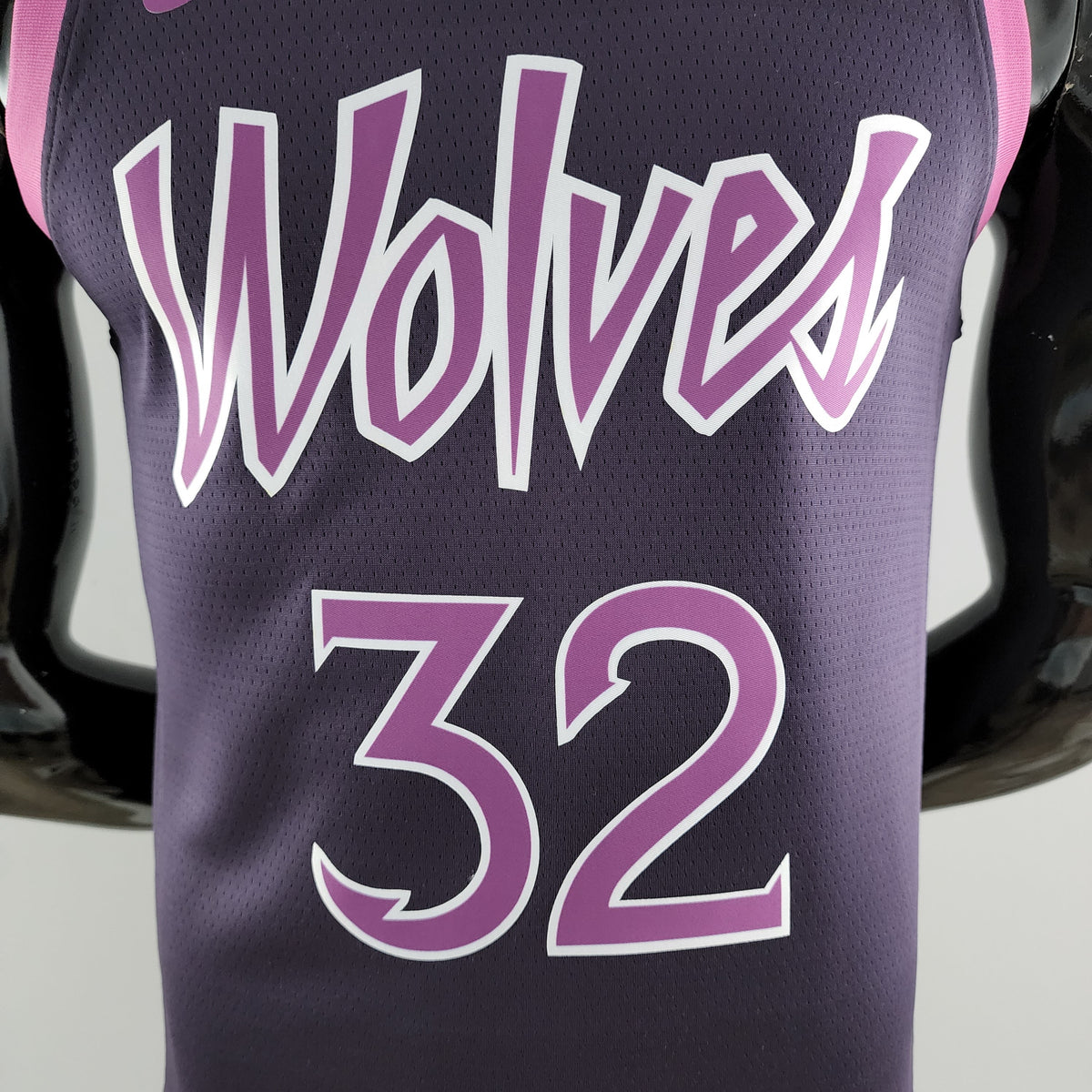 Regata NBA Minnesota Timberwolves - Towns #32 Black and Purple