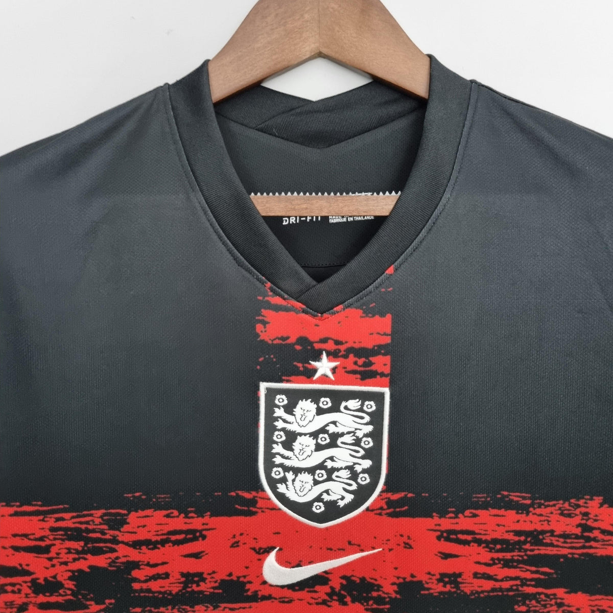 Camisa Seleção Inglaterra 2020/22 Black/Red - ResPeita Sports