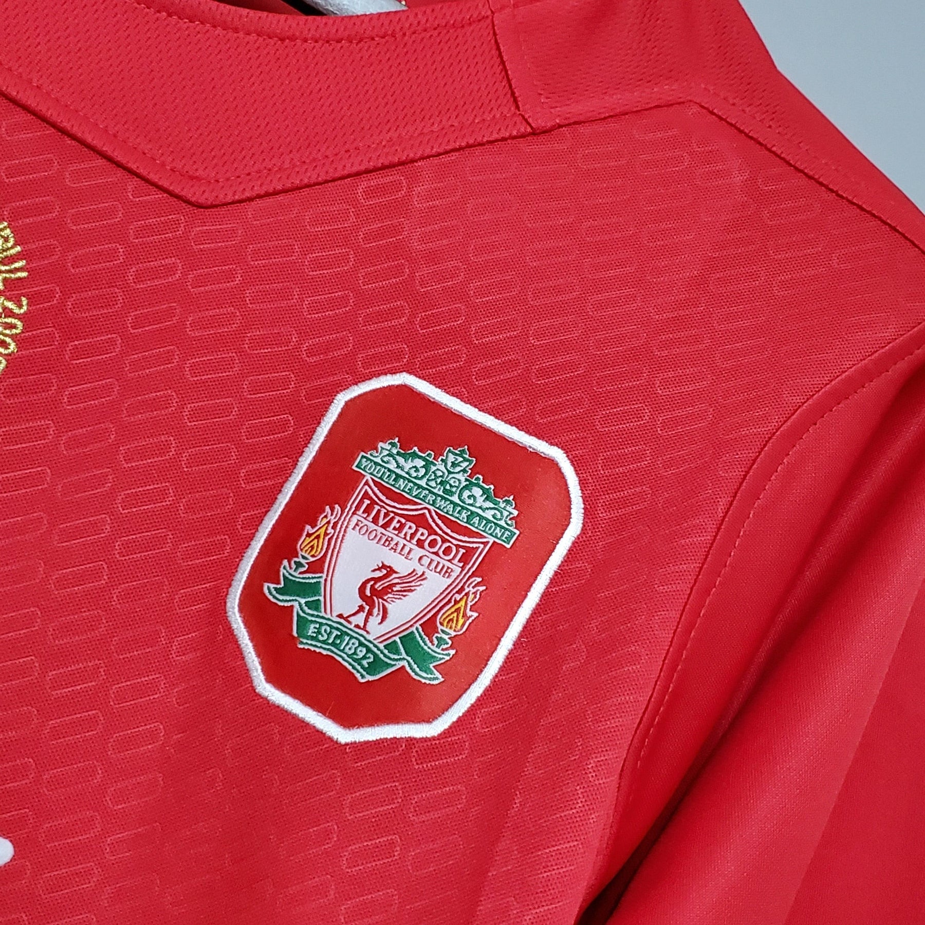 Camisa Retrô Liverpool 2005/05 Home Champions League Edition - ResPeita Sports