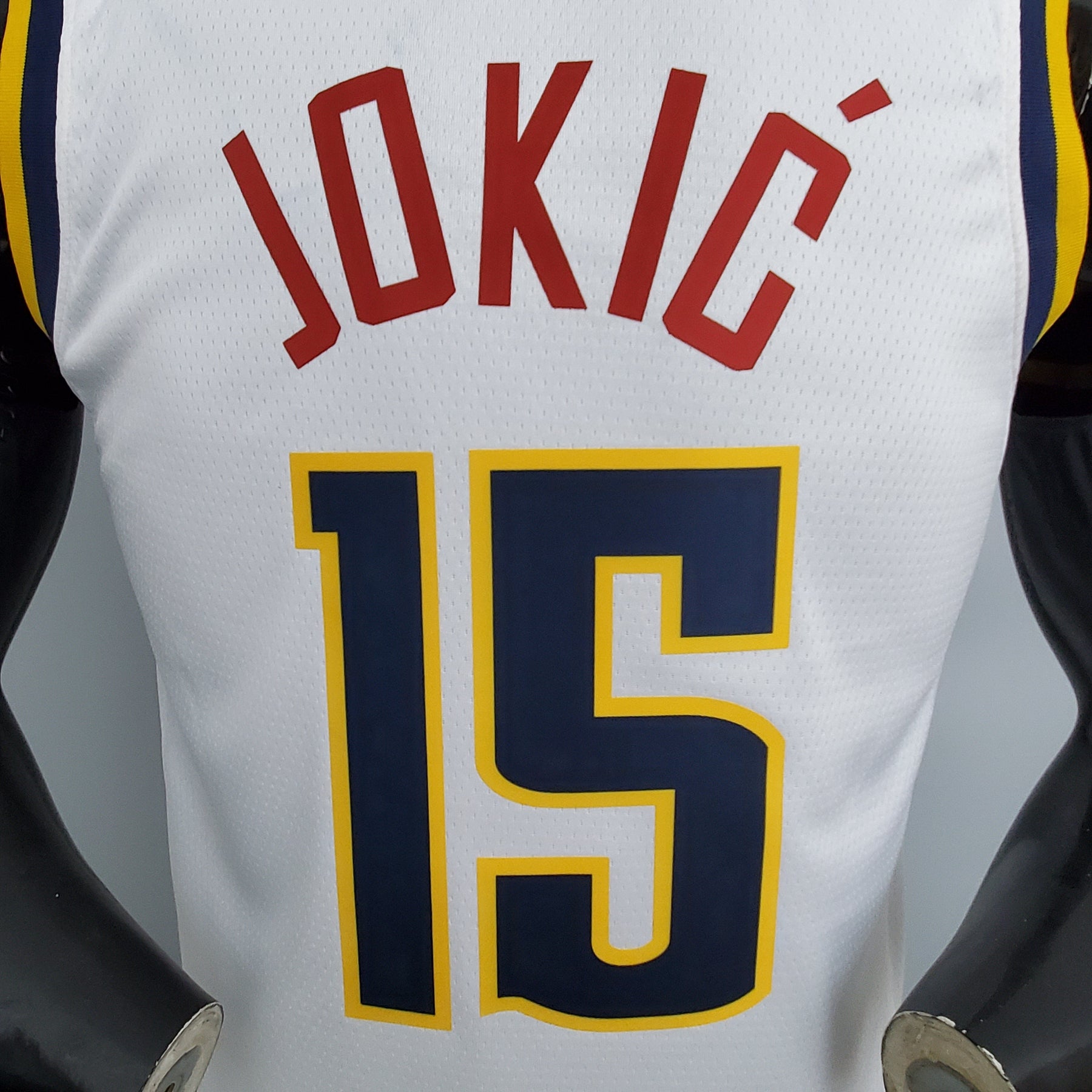 Regata NBA Denver Nuggets - Jokic #15 Limited White