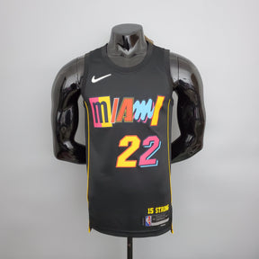 Regata NBA Miami Heat - Butler #22 City Edition Black