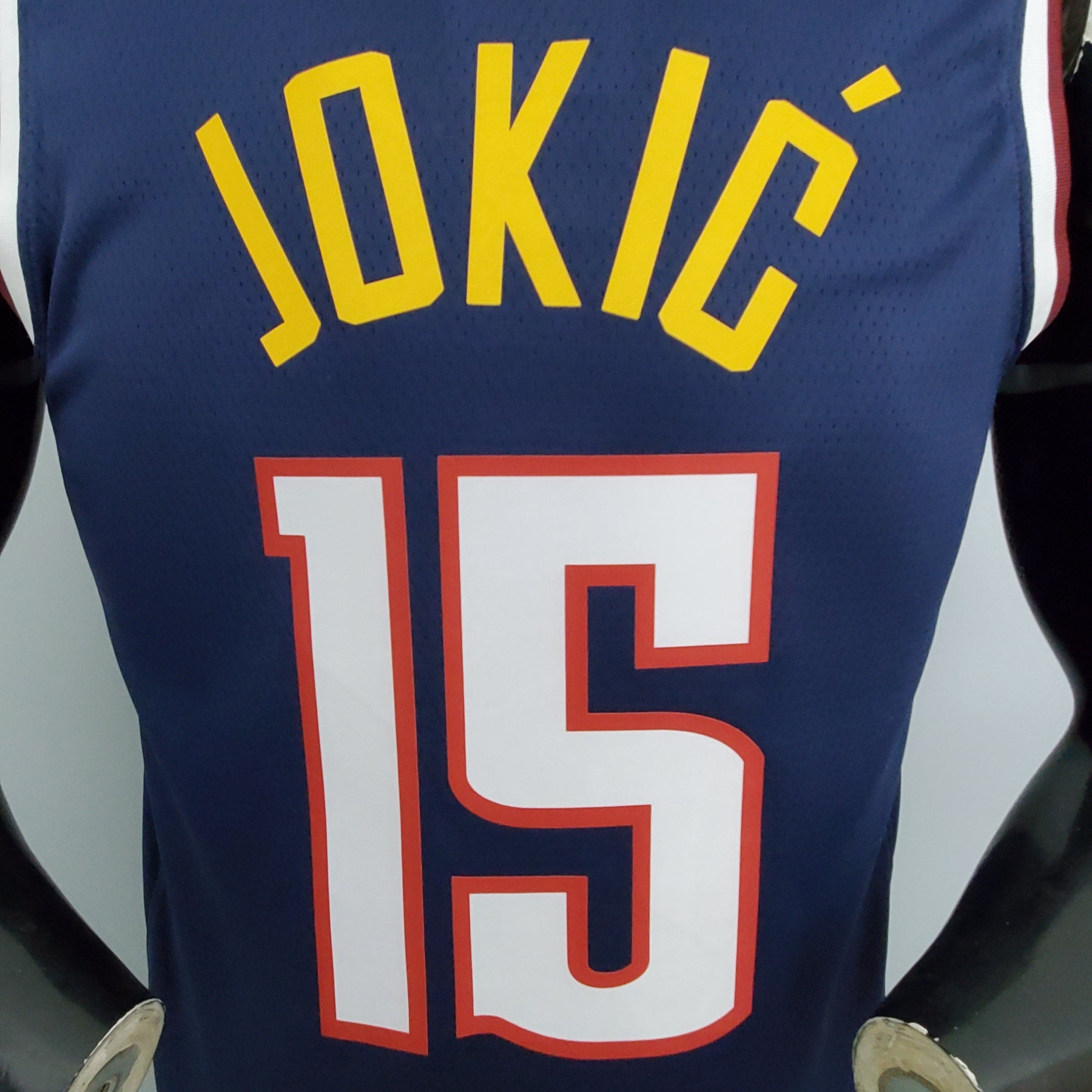 Regata NBA Denver Nuggets - Jokic #15 Navy Blue