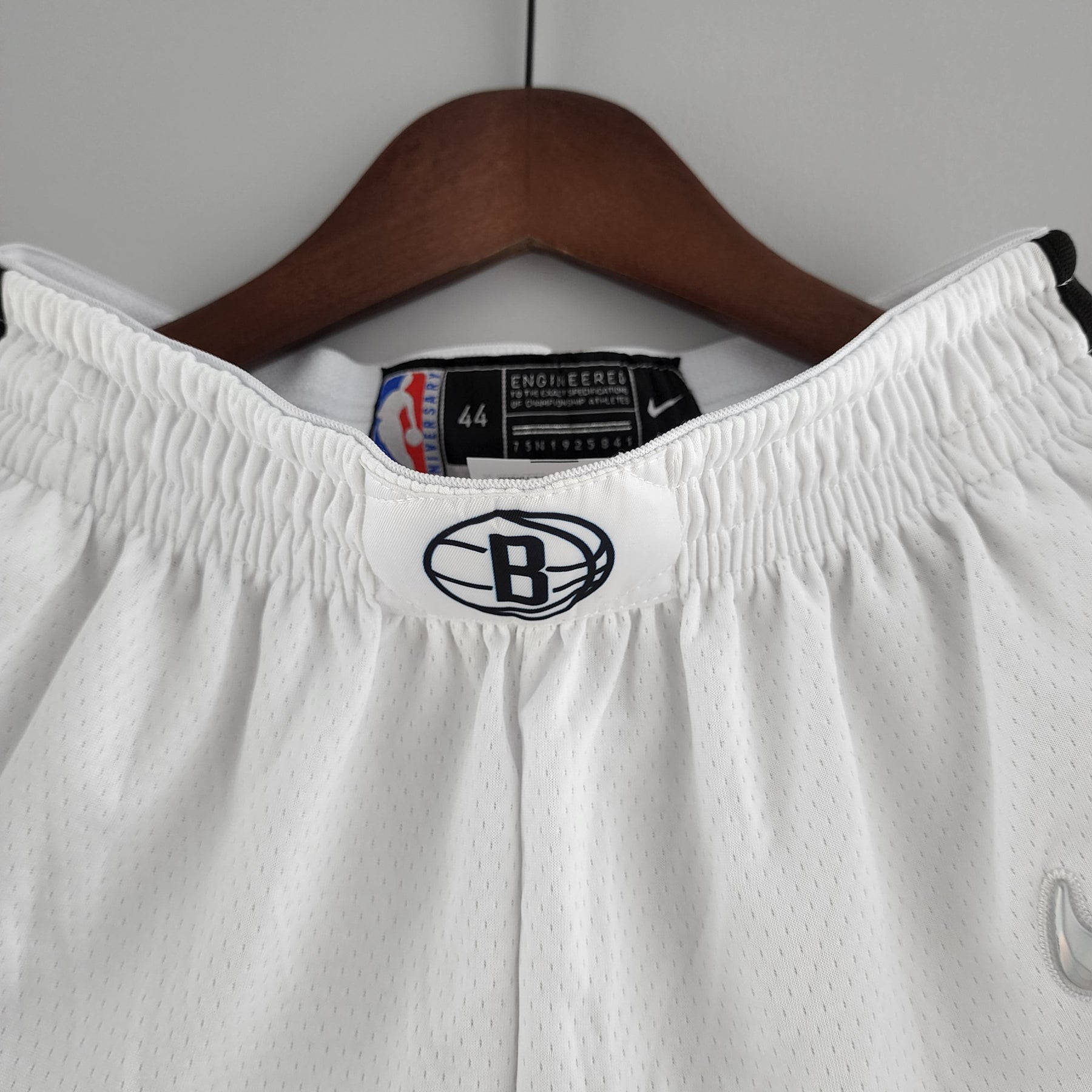 Shorts 75th anniversary Brooklyn Nets White NBA