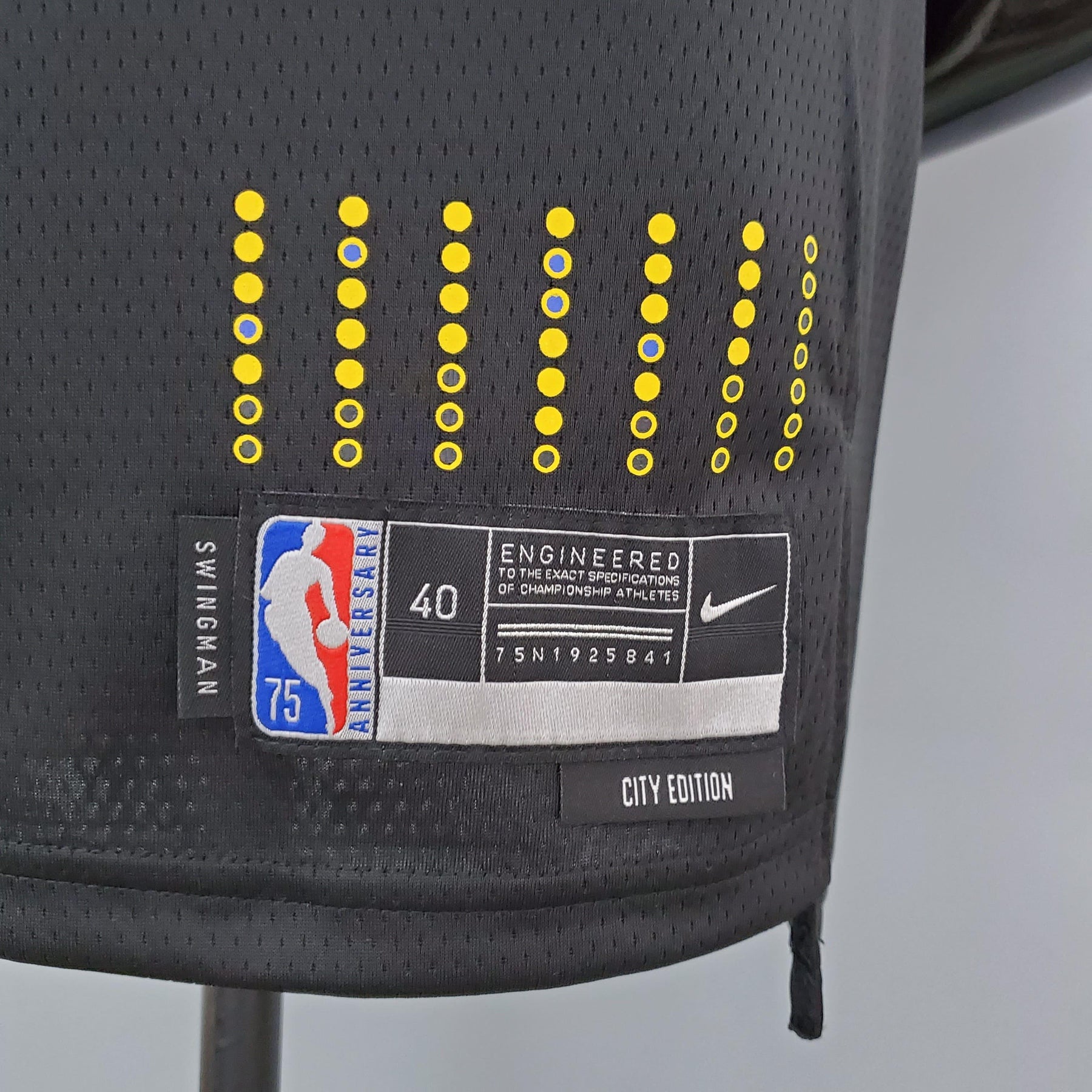 Regata NBA Golden State Warriors - Stephen Curry #30 75th Anniversary Black Edition