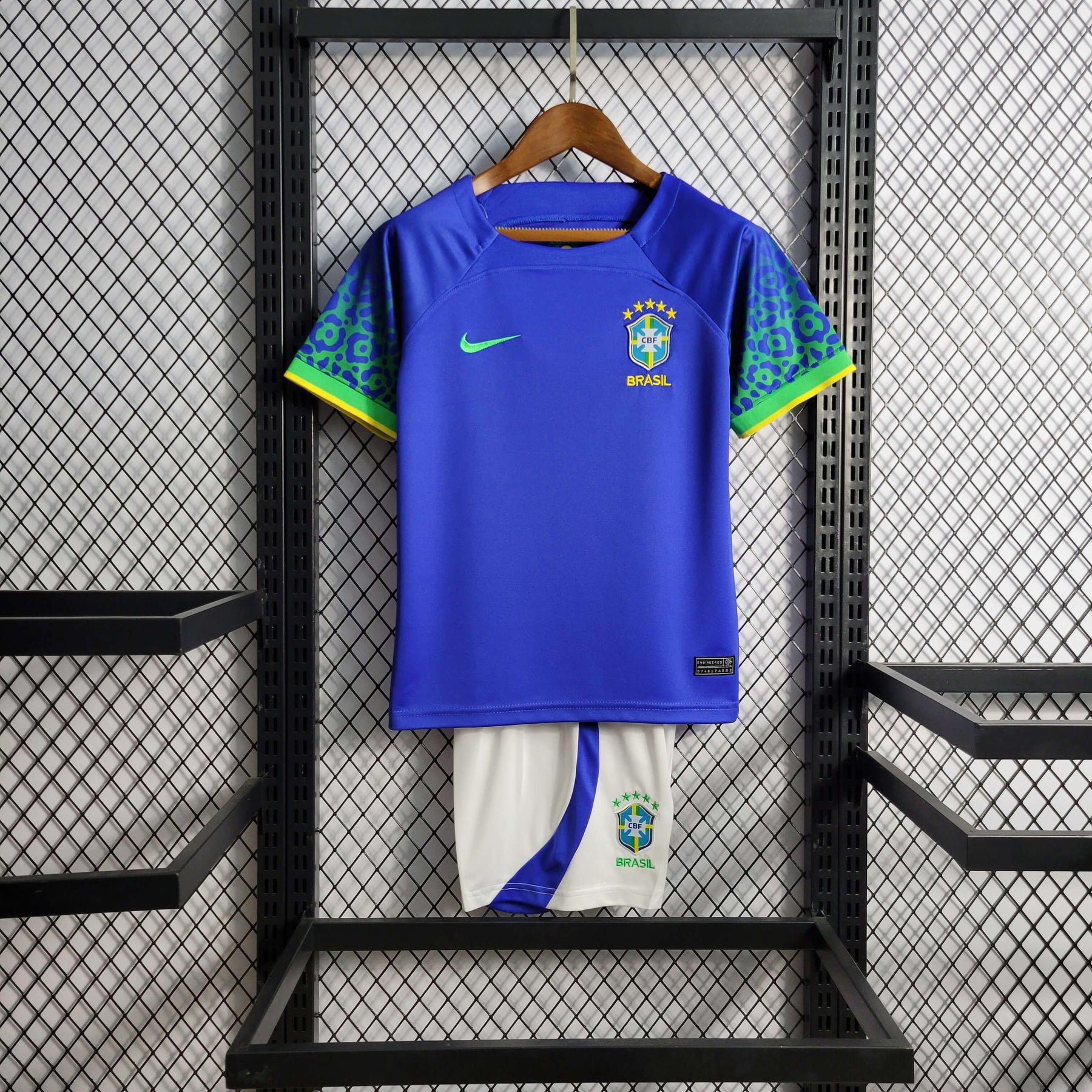 Conjunto Infantil Brasil 2022/23 - Away Torcedor PRO - ResPeita Sports 