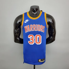 Regata NBA Golden State Warriors - Stephen Curry #30 75th Anniversary Retrô