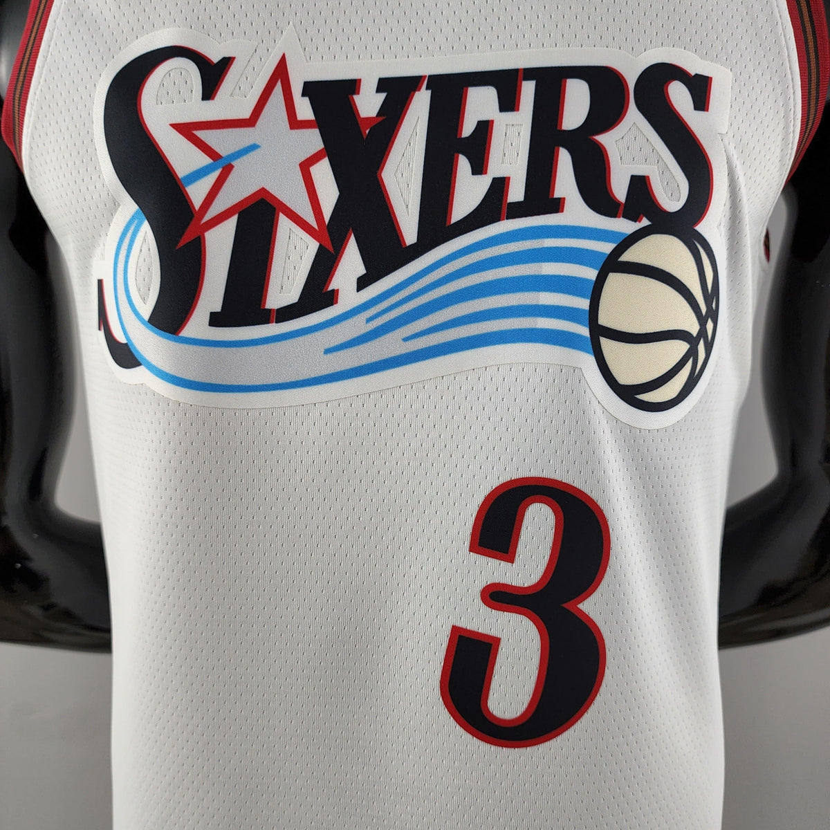 Regata NBA Philadelphia 76ers - Allen Iverson #3 White Retrô - ResPeita Sports 