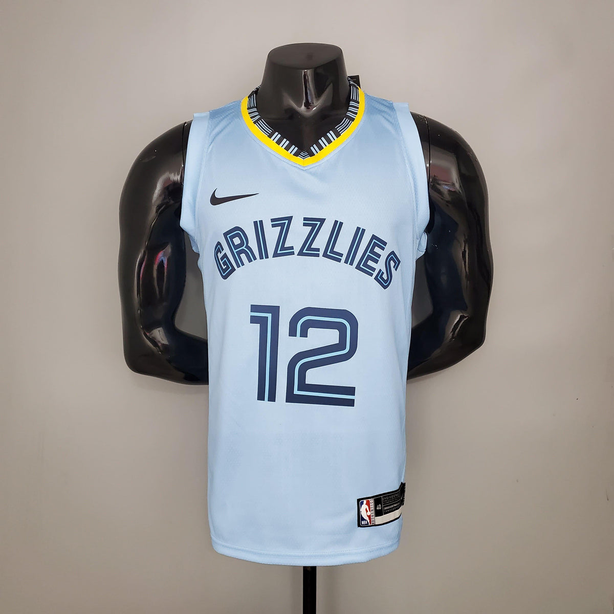 Regata NBA Memphis Grizzlies - Ja Morant #12 Light Blue - ResPeita Sports 